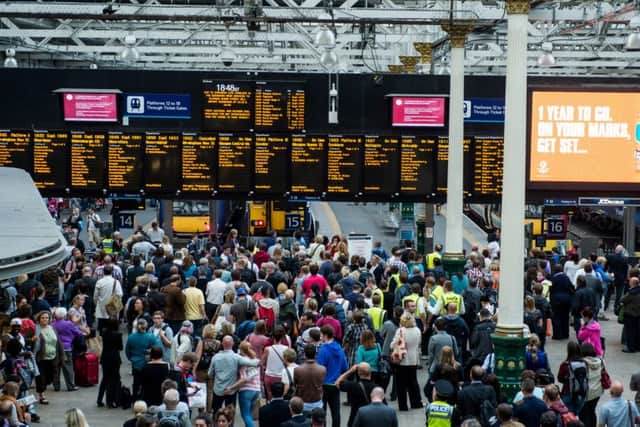 ScotRail said there was severe disruptions between Edinburgh and Fife, with several trains cancelled. Picture: TSPL