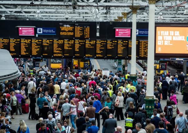 ScotRail said there was severe disruptions between Edinburgh and Fife, with several trains cancelled. Picture: TSPL