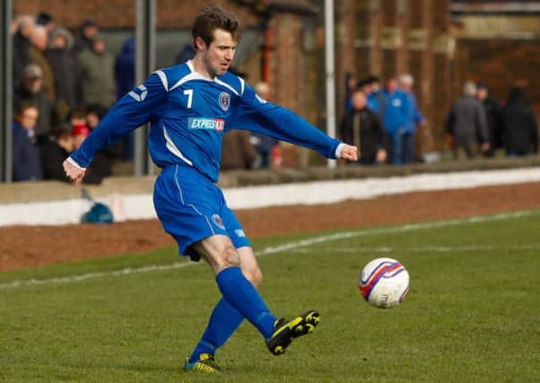 Nicky Walker was in great form for Bo'ness against Forfar West End