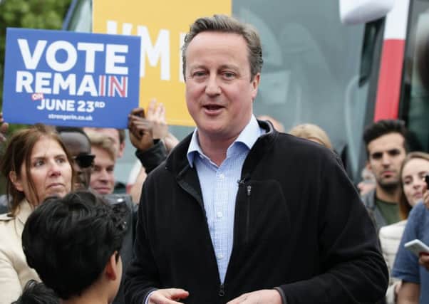 David Cameron. File picture: WPA Pool/Getty Images