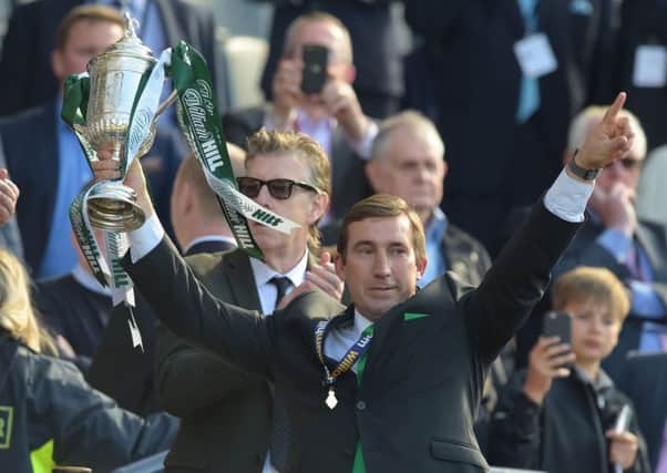 Alan Stubbs says he had a gut feeling Hibs were going to win the Scottish Cup this year and admits he is leaving with a sense of sadness