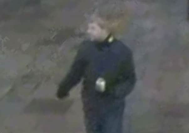 Police want to speak to this man, in relation to the assault. Picture: Police Scotland/YouTube