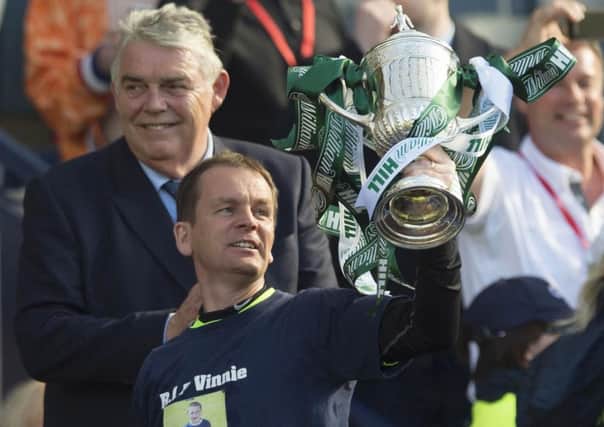 John Doolan made a promise to Hibs chairman Rod Petrie at Hampden that he would go and win the Cup for him.