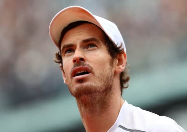 Andy Murray was beaten in four sets at Roland Garros