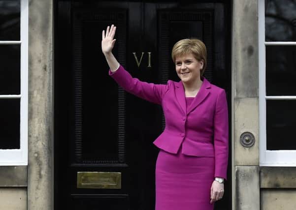 First Minister Nicola Sturgeon at Bute House in Edinburgh. Picture: Jane Barlow