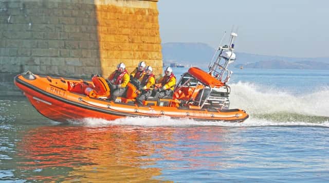 A lifeboat in South Queensferry responded to the call. Picture: Hamish Campbell
