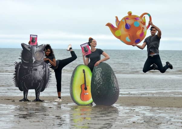 The Fringe Programme is launched at Portobello beach. Picture: Jon Savage