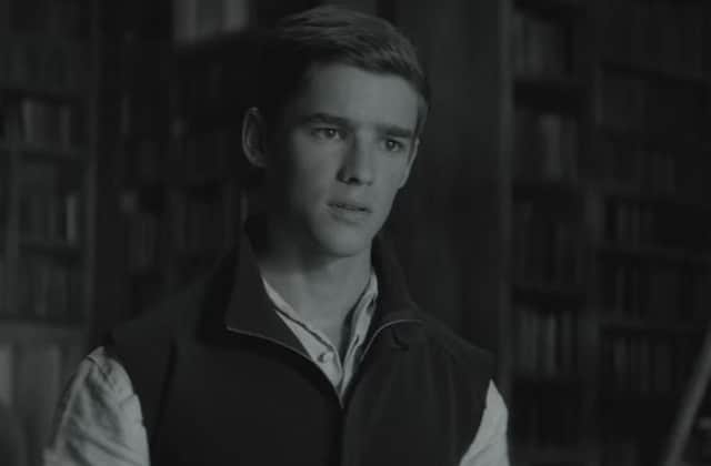 A screenshot from the film The Giver