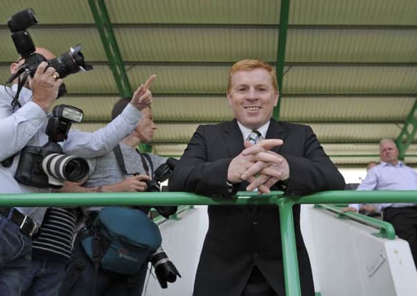 Neil Lennon is determined to prove himself all over, but this time by bringing success to Hibs. Pic: Neil Hanna