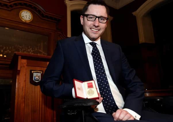 Gordon Aikman was named Charity Champion at the Scottish Charity Awards. Picture Lisa Ferguson