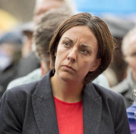 Scottish labour leader Kezia Dugdale during the vigil.  Picture: Ian Rutherford