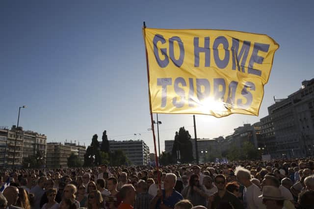 Decisions inflicted on Greece have caused social unrest. Picture: AP Photo/Petros Giannakouris