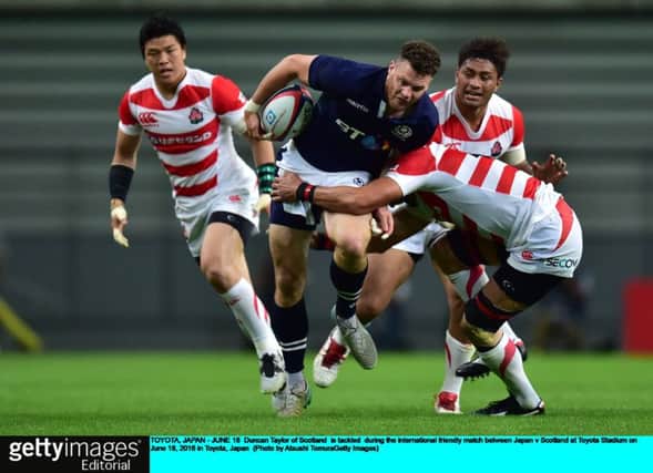 Duncan Taylor in action against Japan last weekend