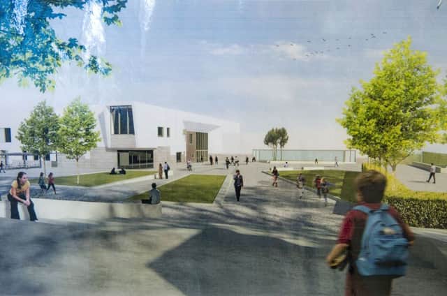 Portobello High School is now due to open in October. Picture: Ian Georgeson