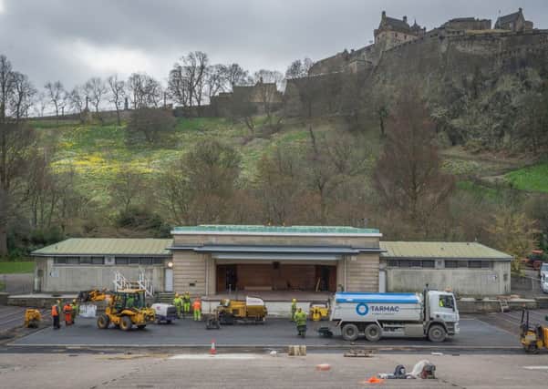 Plans are being drawn up for the redevelopment of the Ross Bandstand in Princes Street Gardens . Picture: Steven Scott Taylor