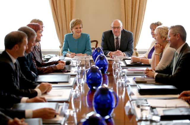 First Minister Nicola Sturgeon and Deputy First Minister John Swinney. Picture: PA