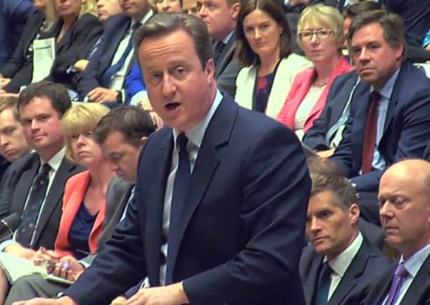 David Cameron addresses Parliament following the EU referendum. Picture: AFP/Getty Images