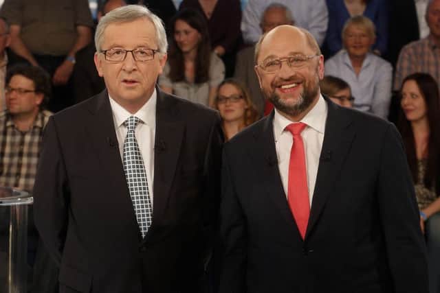 European Commission President Jean-Claude Juncker, left, and European Parliament President Martin Schulz. Picture: Getty Images