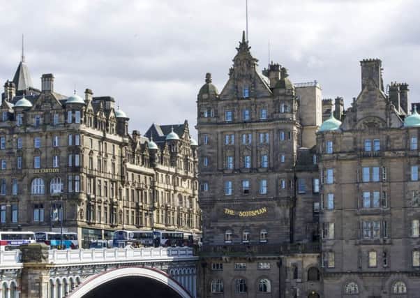 The Scotsman Hotel on North Bridge. Picture: Ian Rutherford
