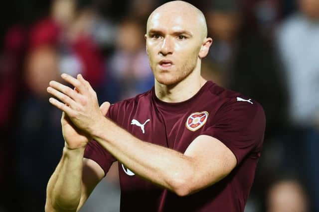 Connor Sammon was impressed by the Hearts fans