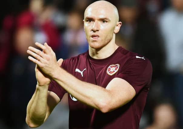 Connor Sammon was impressed by the Hearts fans