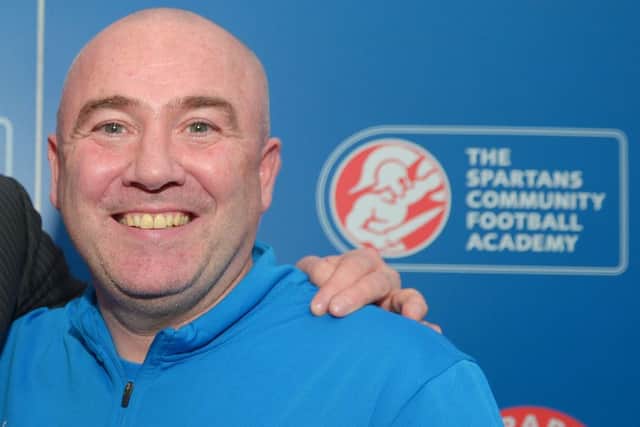 Spartans manager Dougie Samuel