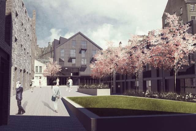 An artist's impression of the King's Stables Road development