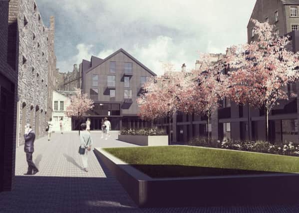 An artist's impression of the King's Stables Road development