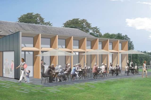 An artist's impression of the Restoration Yard at Dalkeith Country Park. Picture: contributed