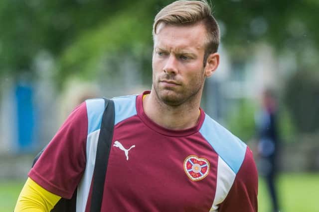 Viktor Noring has impressed Hearts head coach Robbie Neilson. Pic: Ian Georgeson