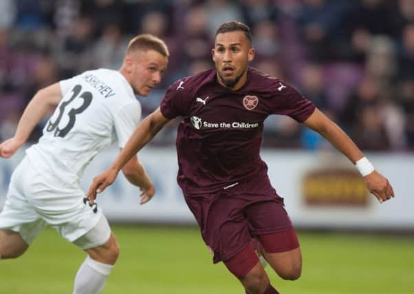 Hearts are looking to progress to the next round of Europa League qualifiers. Picture: Toby Williams