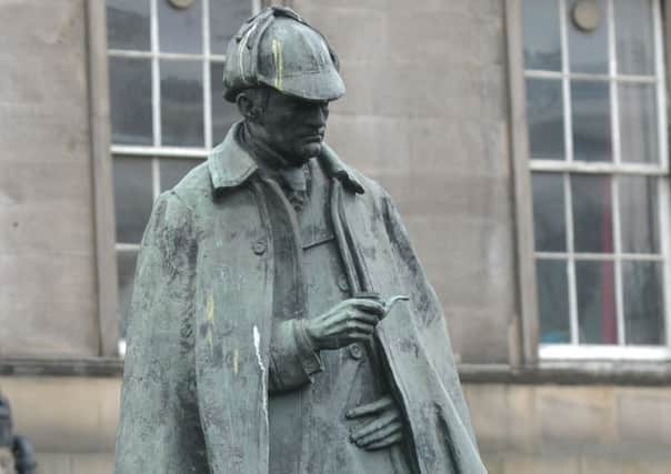 The robbery happened on Picardy Place, close to the Conan Doyle statue
