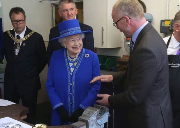 Queen Elizabeth II stunned diners at the Sheep Heid Inn. Picture:  Andrew Milligan/PA