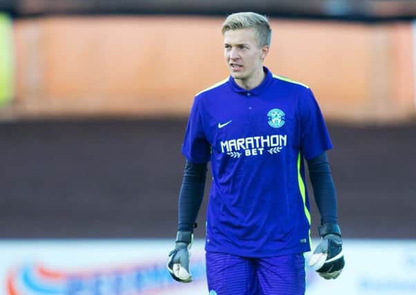 Otso Virtanen is likely to start in goal for Hibs against Brondby. Pic: SNS
