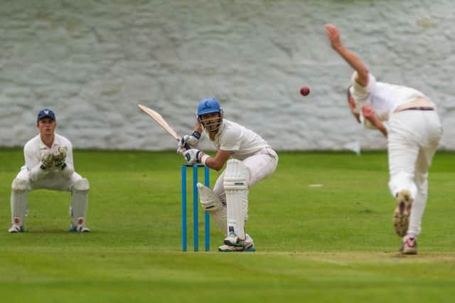 Batsman Arun Pillai hit a 41 to see Carlton through. Pic: TSPL