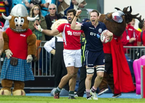 Scott Riddell has impressed for Scotland on the Sevens circuit this year. Pic: SNS