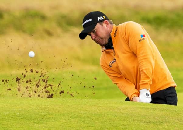 Richie Ramsay found conditions testing at Troon. Pic: SNS