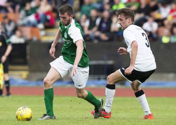 Sam Stanton has been given his chance at Hibs by new manager Neil Lennon in some of the friendlies. Pic: SNS