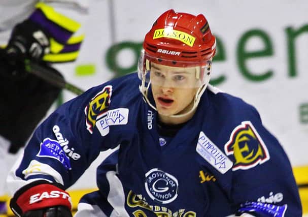 Garrett Milan is delighted to be back at Capitals. Pic: Rob Smith/SMP