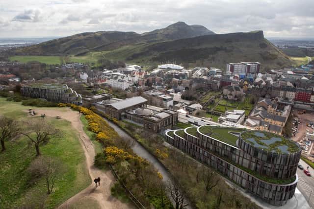 Artist's impression of the proposed Rosewood Hotel on the site of the former Royal High School, in Edinburgh. Picture; contributed.