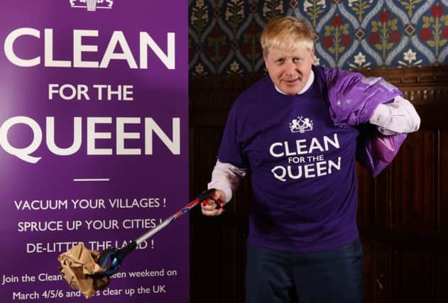 Parliamentary launch of 'Clean For The Queen' anti-litter campaign to celebrate HMQ's 90th Birthday  Borish Johnson MP