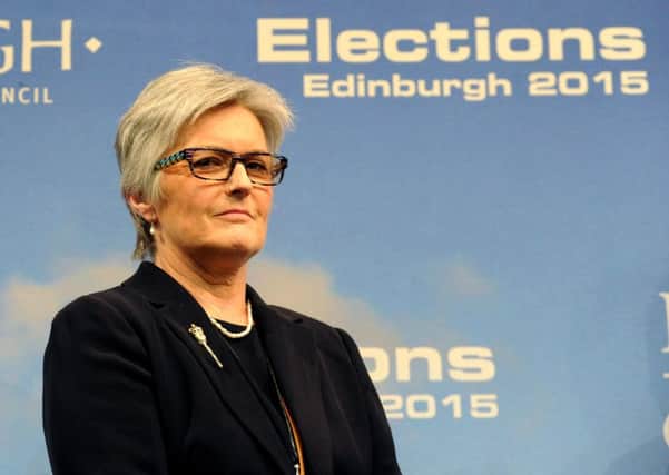 Sue Bruce acts as Returning Officer for Edinburgh at the 2015 general election. Picture: Lisa Ferguson