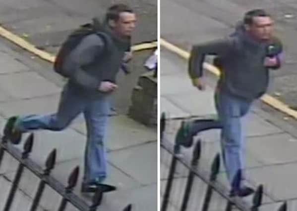 Police in Edinburgh have today released CCTV images of a man they wish to trace in connection with an assault and robbery of a woman in the city centre.  Picture, contributed