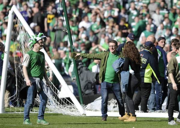 Hibs memberships have been put on hold if suspected of foul play at Scottish Cup Final. Picture; Neil Hanna