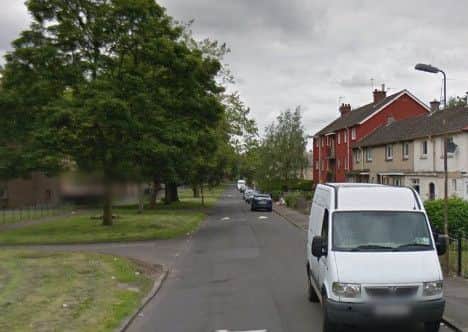The fire broke out at a block of flats in Durar Drive, Edinburgh