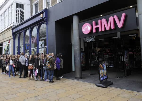 HMV has been on Princes Street for 40 years. Picture; Greg Macvean