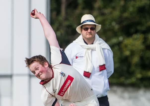 Ally Sadler claimed 3-12 as Watsonians routed Falkland in Fife