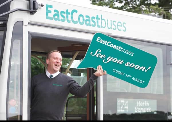 Bus driver  Stevie Sives helps launch the new services. Picture: Rob McDougall