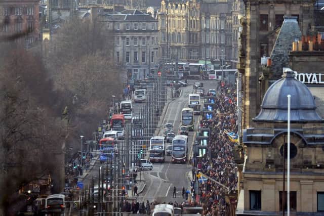 Princes Street, Edinburgh.Picture; Jon Savage