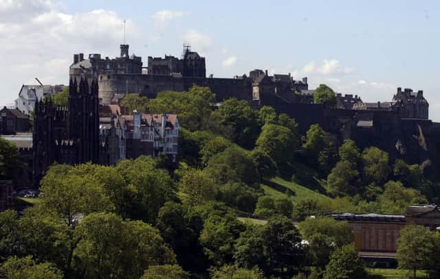 Edinburgh Castle was temporarily closed yesterday. Picture; Rob McDougall
